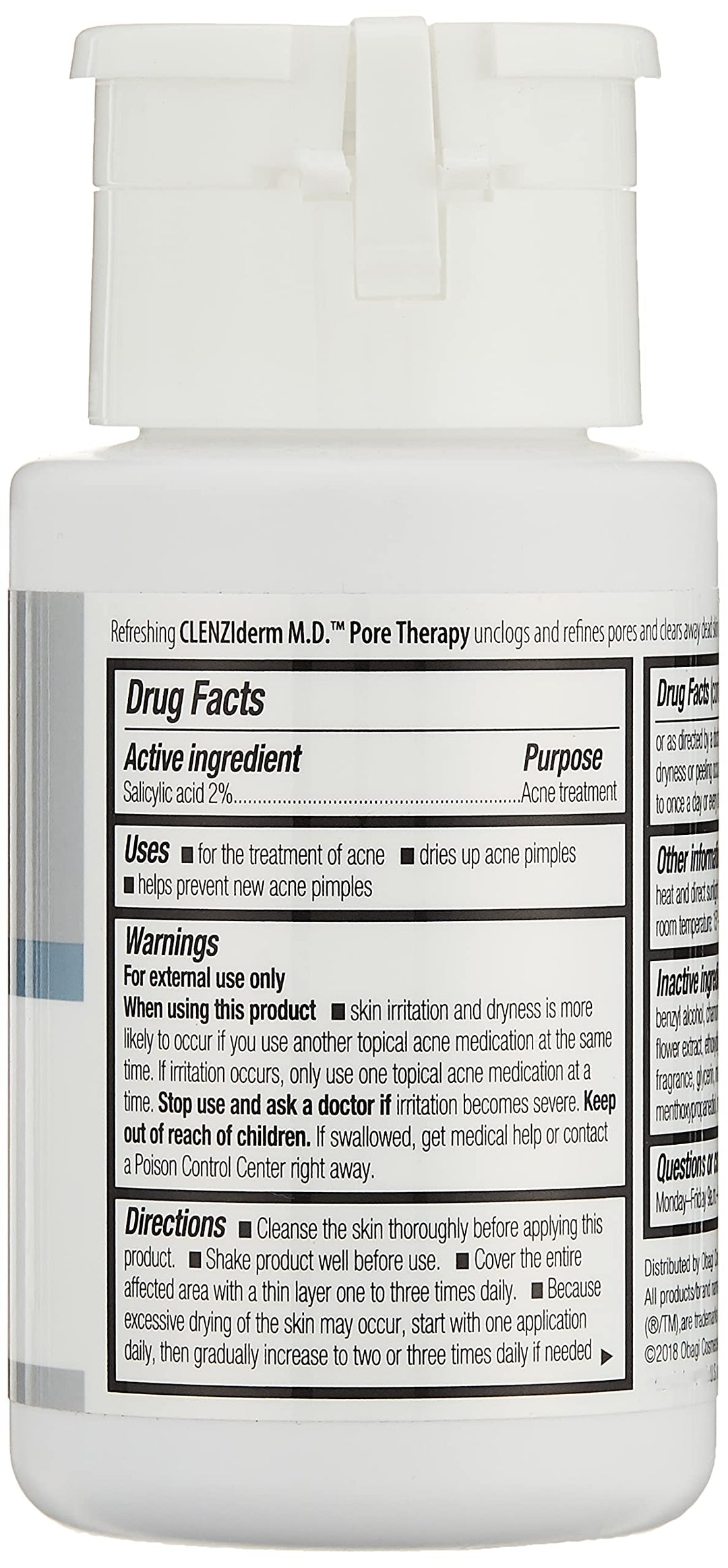 Obagi Medical Clenziderm M.D. Pore Therapy, 5 fl oz