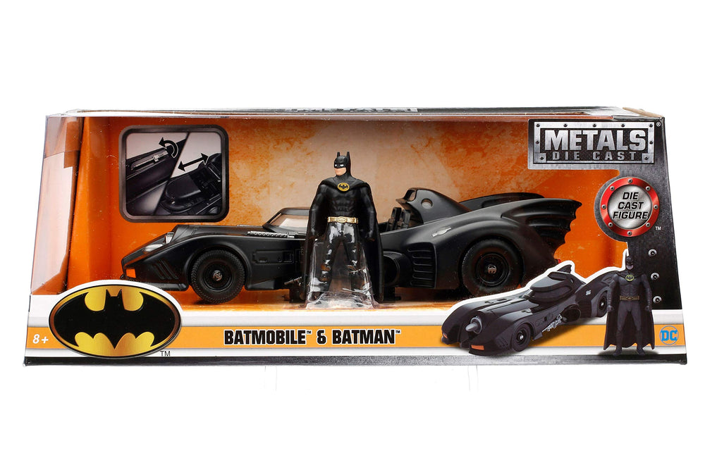 Jada Batmobile 1989 with Batman Figure, 1/24 Scale