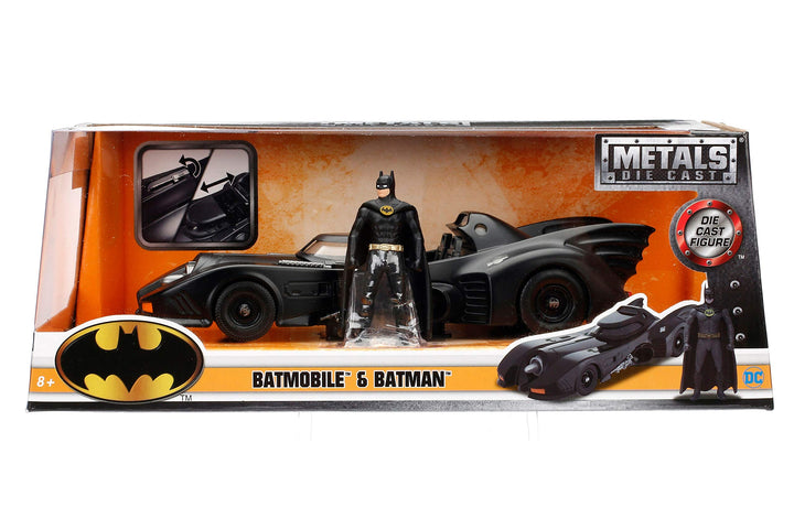 Jada Batmobile 1989 with Batman Figure, 1/24 Scale