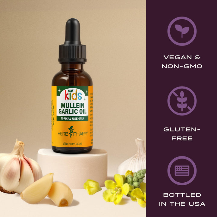 Herb Pharm Kids Mullein Garlic Ear Oil, 1 fl oz