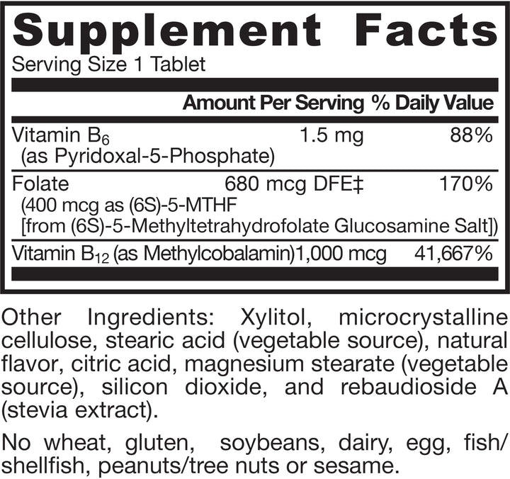 Jarrow Formulas Methyl B-12 & Methyl Folate, 100 Count