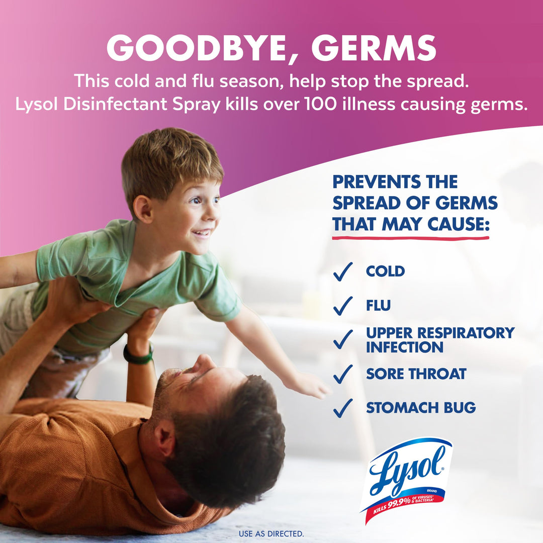 Lysol Disinfectant Spray, Early Morning Breeze, 19 fl oz, Pack of 2