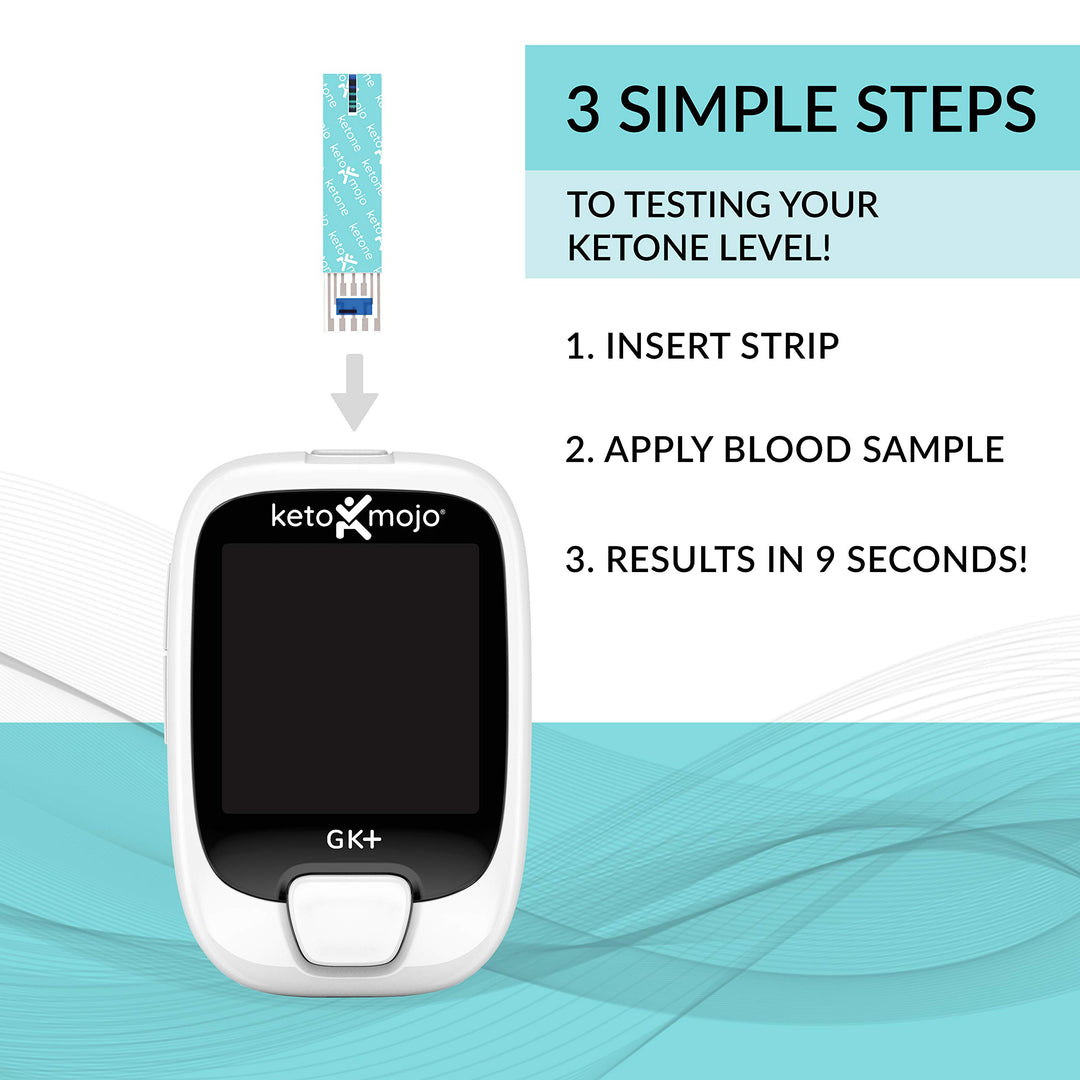 Keto-Mojo Test Strip Combo Pack, 120 Count