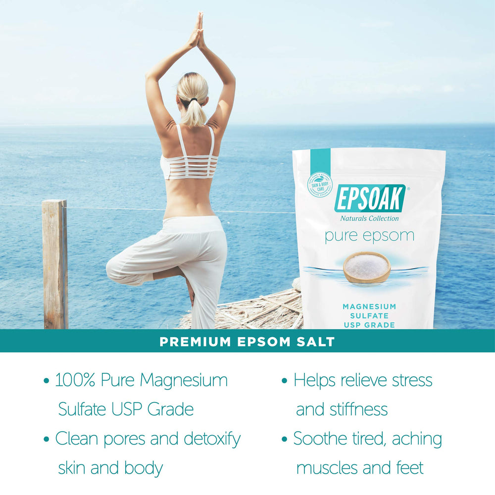 Epsoak Epsom Salt, Unscented, 2 lb
