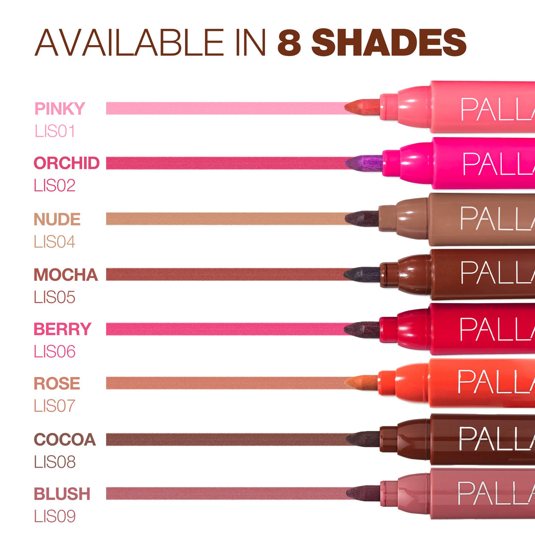 Palladio Lip Stain, Nude