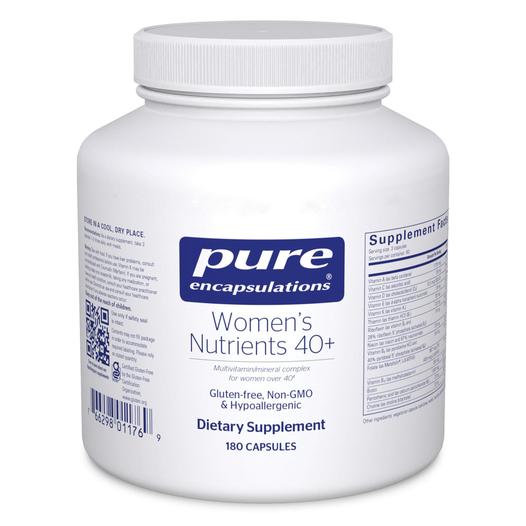 Pure Encapsulations Women's Nutrients 40+, 180 Count