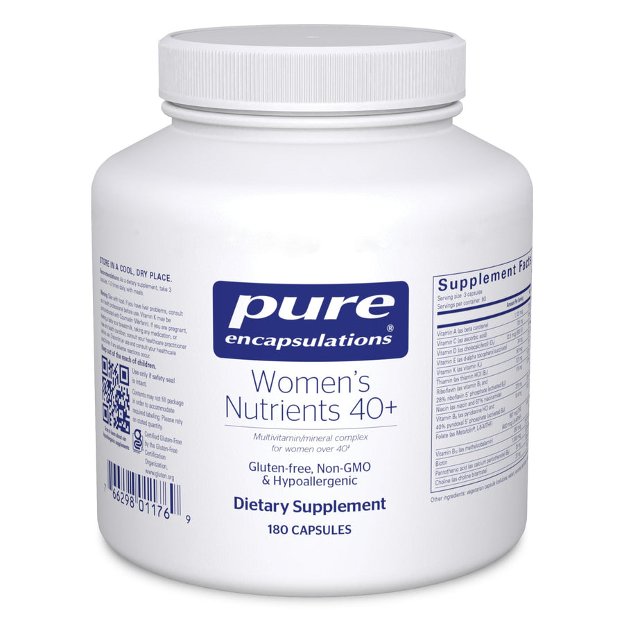 Pure Encapsulations Women's Nutrients 40+, 180 Count