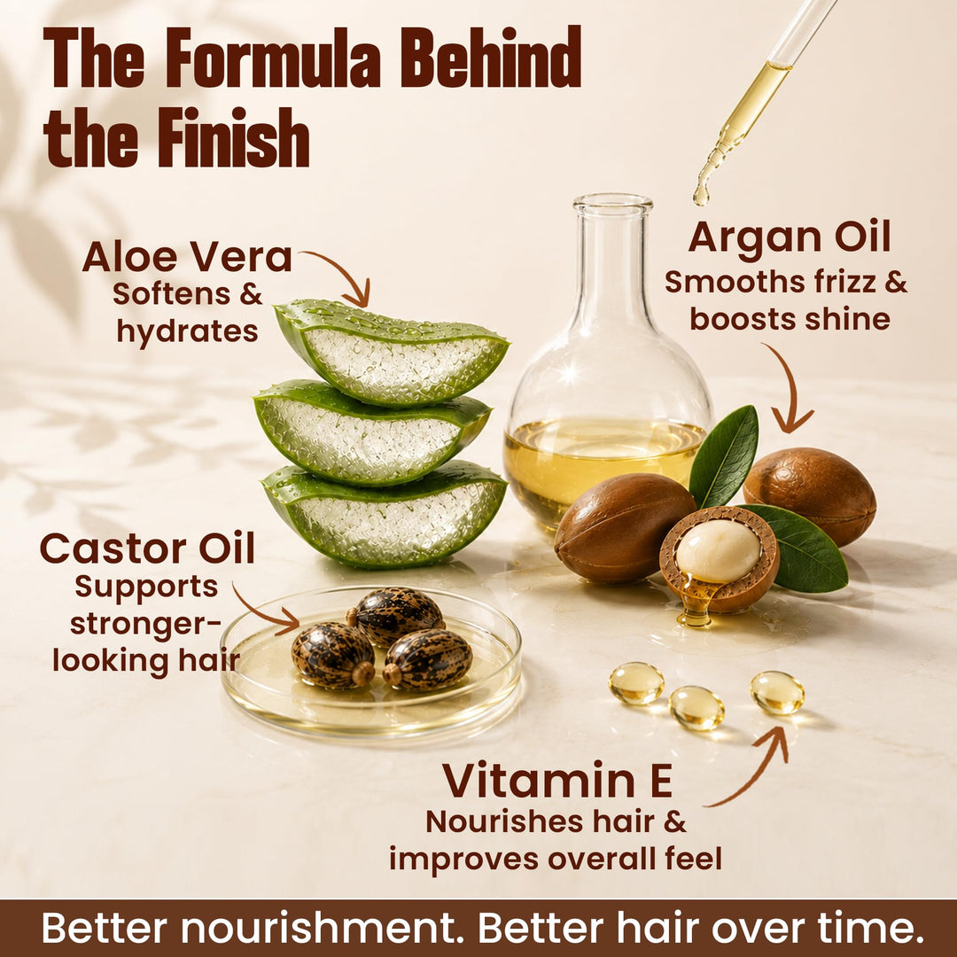 HerStyler Castor Oil Hair Serum, 1 Count