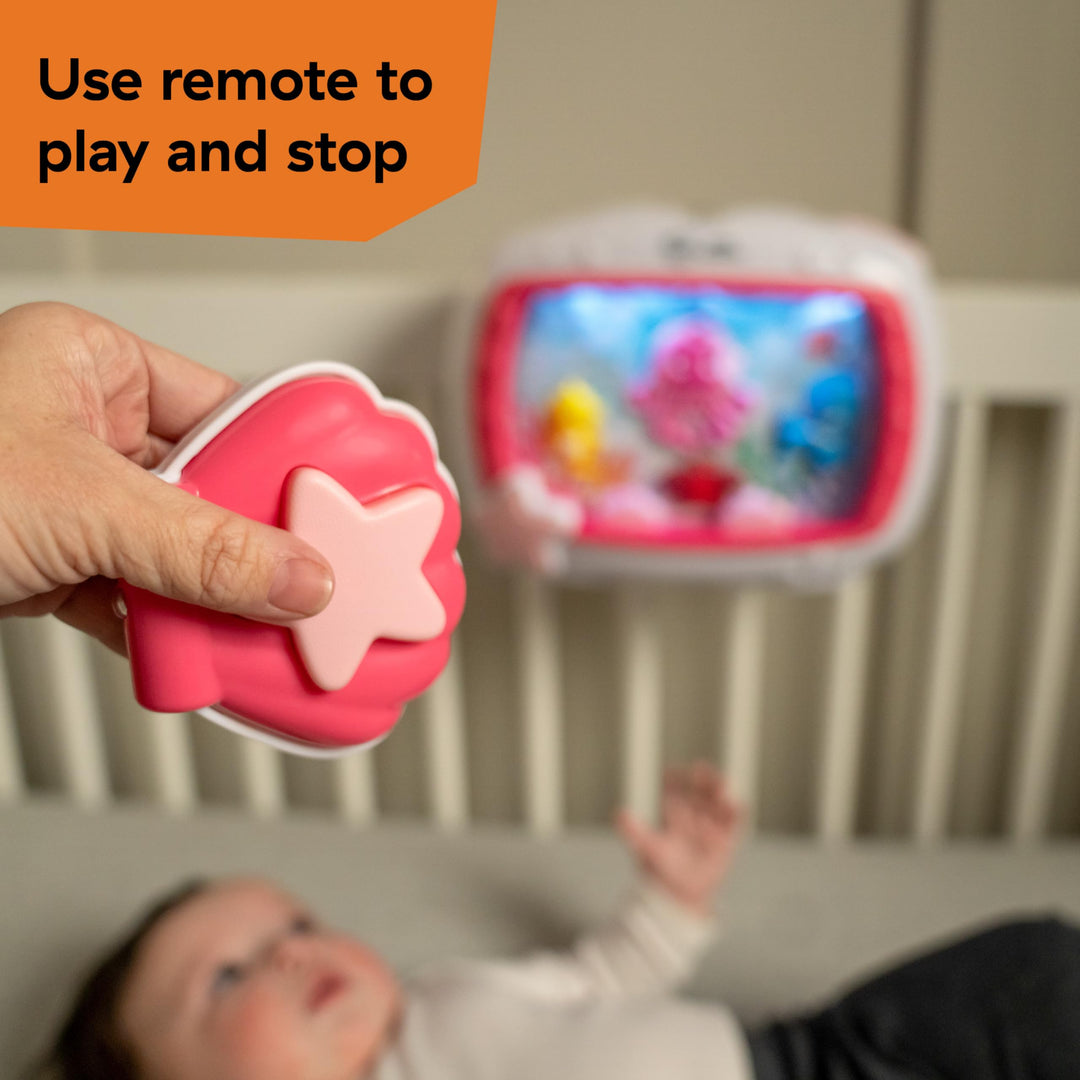 Baby Einstein Sea Dreams Soother Musical Crib Toy And Sound Machine, Pink