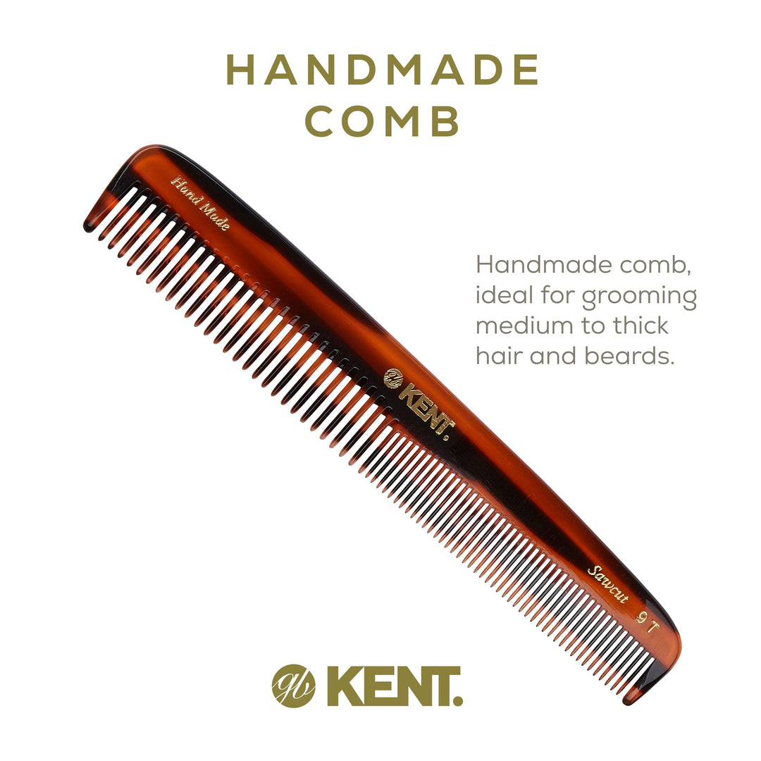 Kent 9T Handmade Dressing Table Comb, 190mm