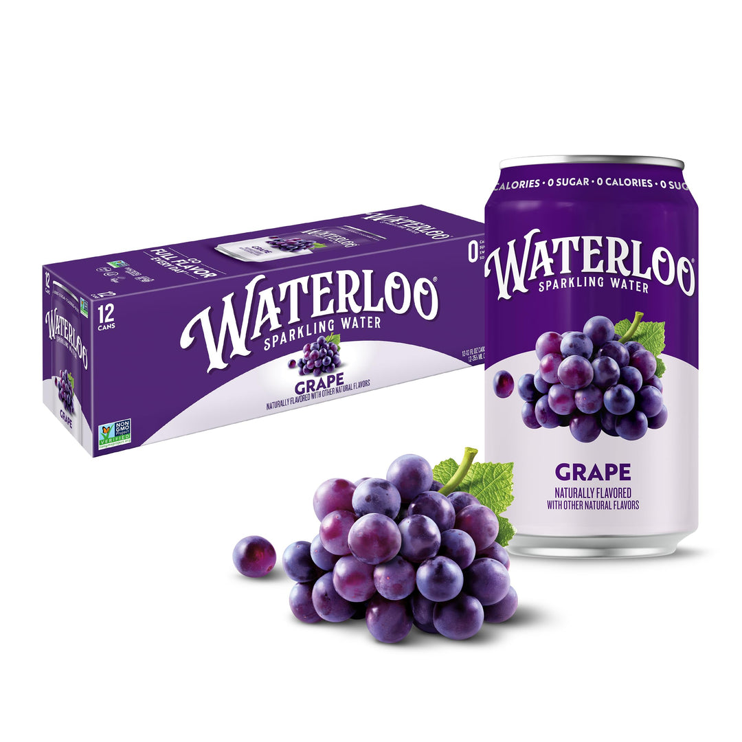 Waterloo Sparkling Water, Grape