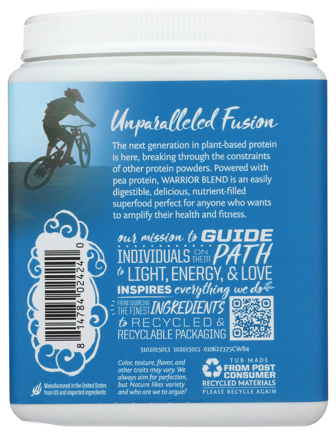 Sunwarrior Warrior Blend Protein, Organic Plant-Based