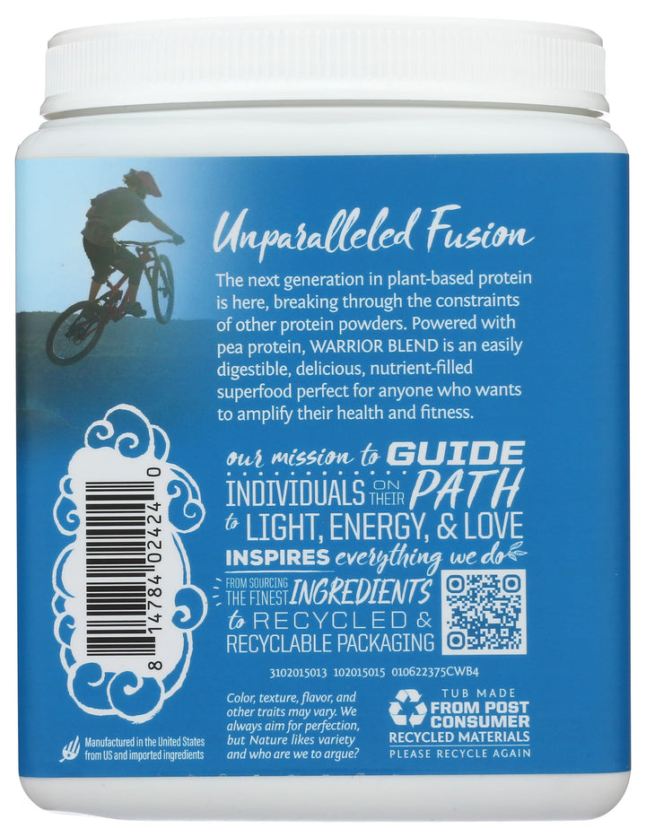 Sunwarrior Warrior Blend Protein, Organic Plant-Based