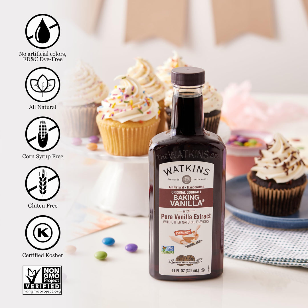 Watkins Original Gourmet Baking Vanilla, 11 fl oz