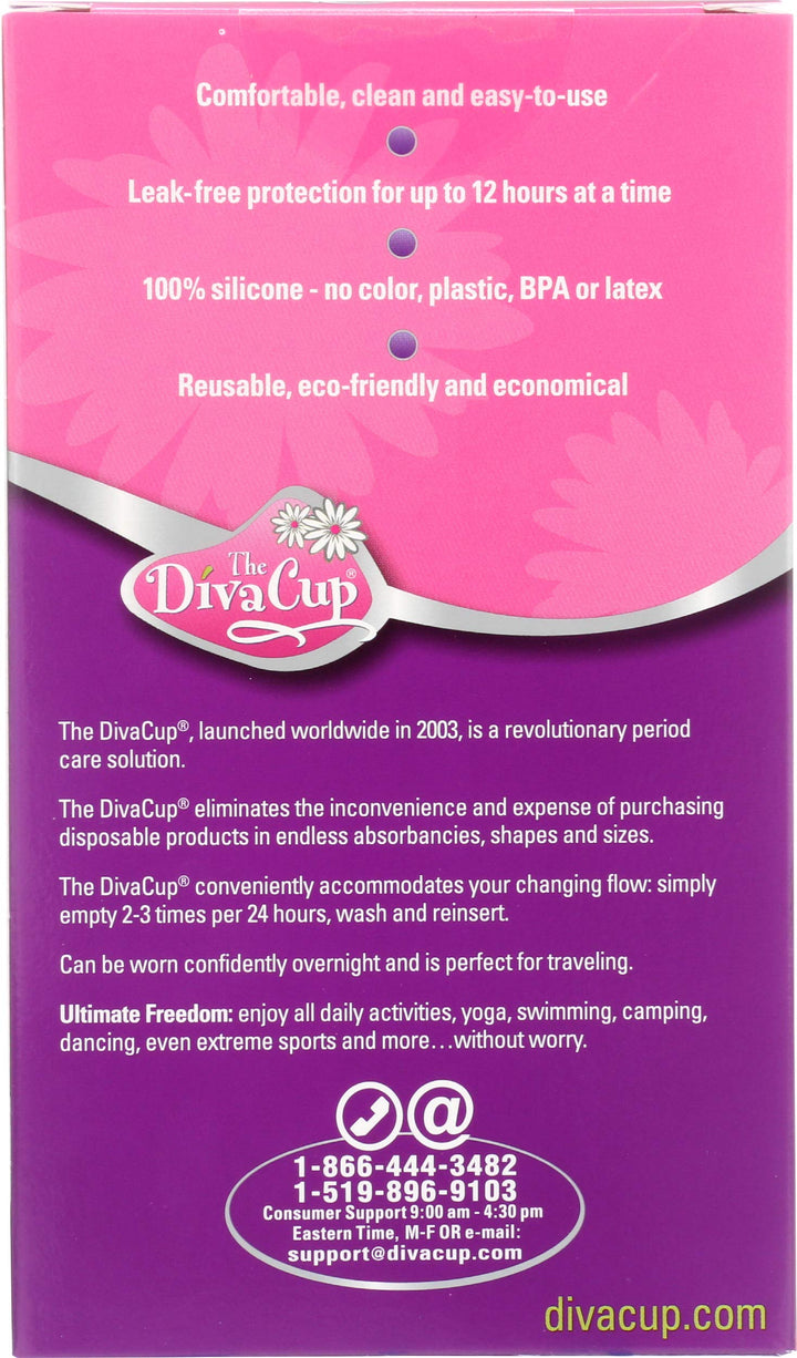DivaCup Menstrual Cup, Model 2
