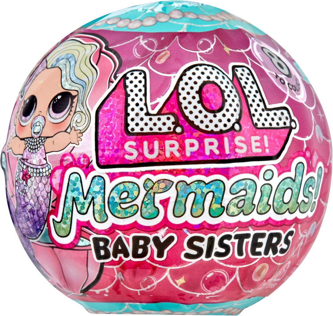 L.O.L. Surprise! Mermaids Baby Sisters Doll, Rosa