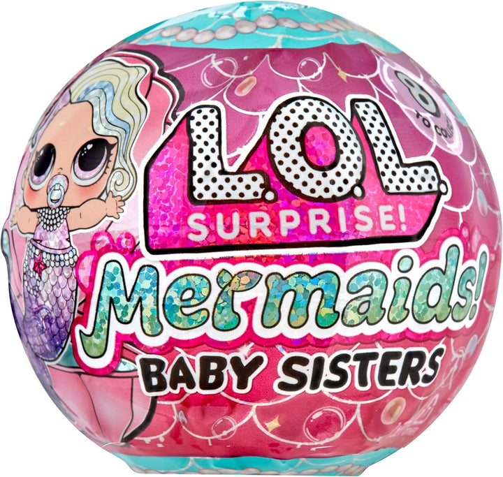L.O.L. Surprise! Mermaids Baby Sisters Doll, Rosa