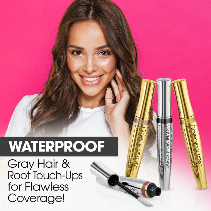 Cover Your Gray Brush-In Wand, Medium Brown