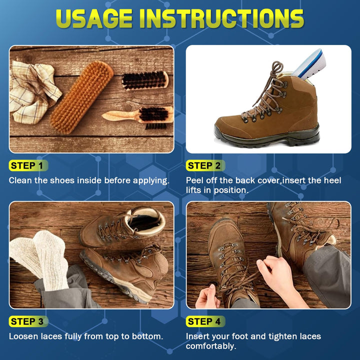 Ailaka Gel Height Increase Insoles, 1 Pair