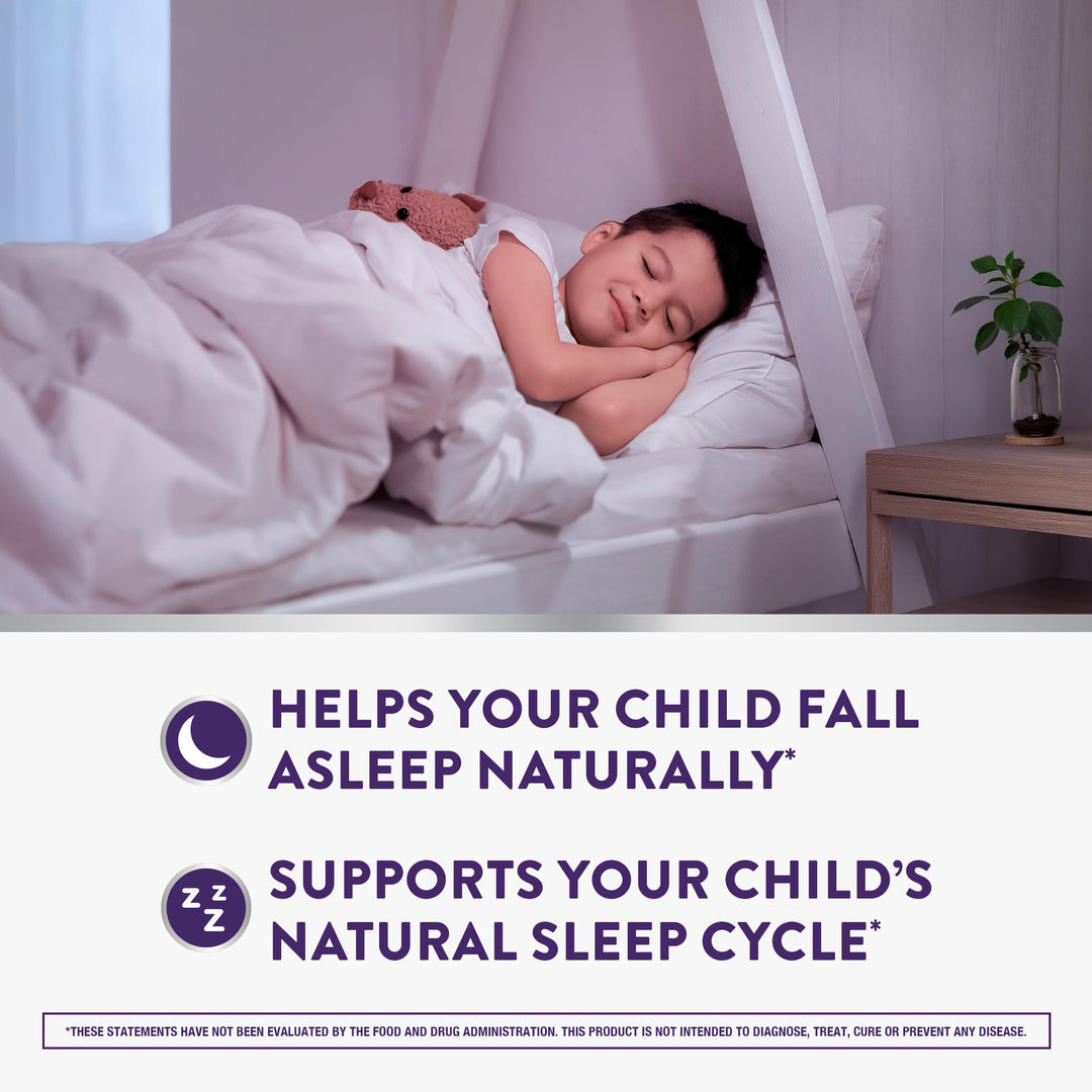 ZzzQuil Pure Zzzs Kidz Melatonin Sleep Aid Gummies, Berry, 48 Count
