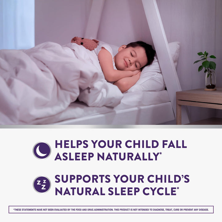 ZzzQuil Pure Zzzs Kidz Melatonin Sleep Aid Gummies, Berry, 48 Count