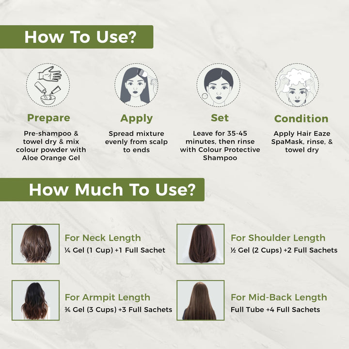 INDUS VALLEY Natural Organic Damage Free Permanent Gel Hair Color, Dark Brown 3.0, 20 g, 200 ml