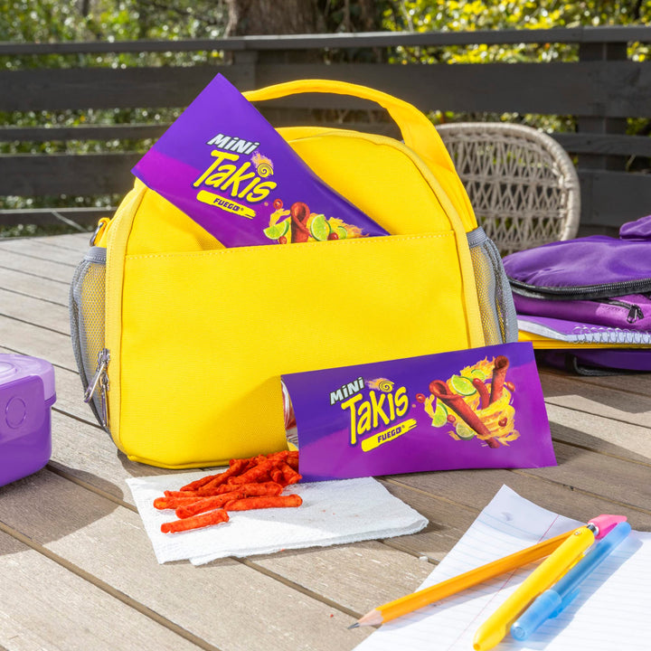 Takis Mini Rolled Tortilla Chips, Fuego, 25 Count