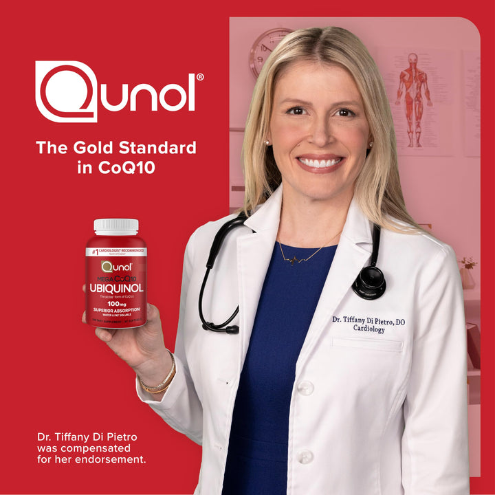 Qunol Mega CoQ10 Ubiquinol, 100 mg, 60 Count