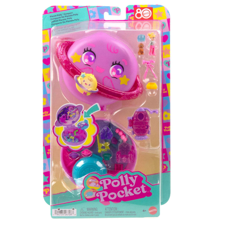 Polly Pocket Dolls and Playset, Planet Polly Space Casket, 1 Count
