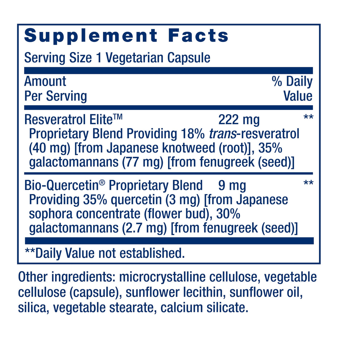 Life Extension Optimized Resveratrol, 60 Count