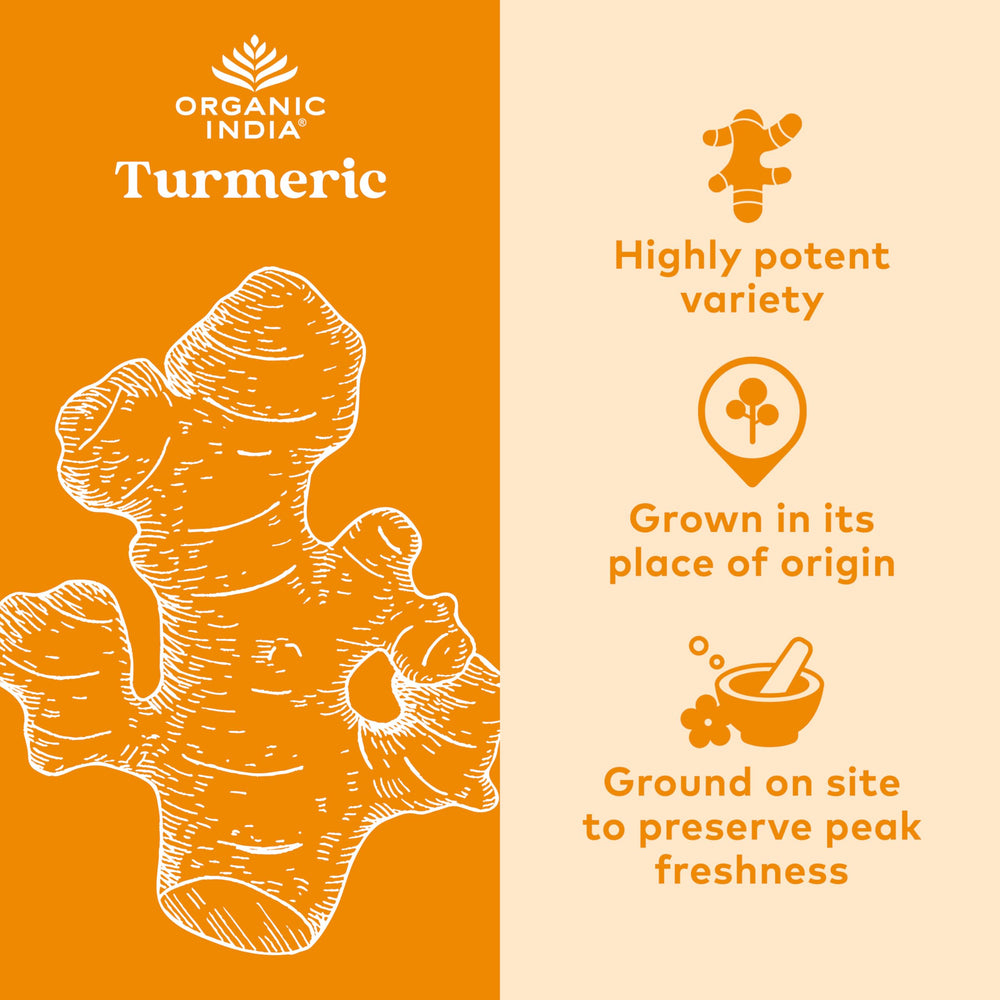ORGANIC INDIA Turmeric Curcumin, 90 Count