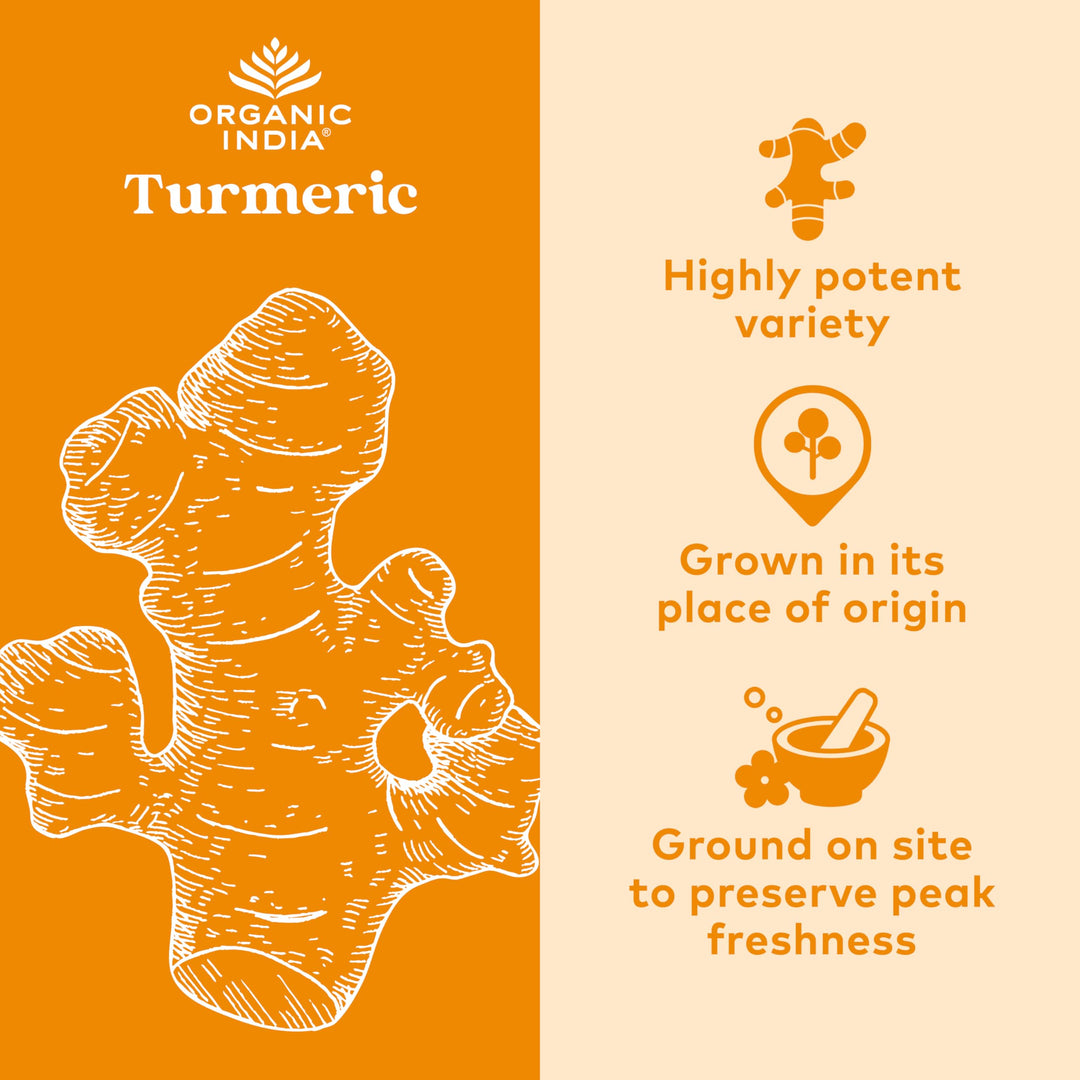 ORGANIC INDIA Turmeric Curcumin, 90 Count
