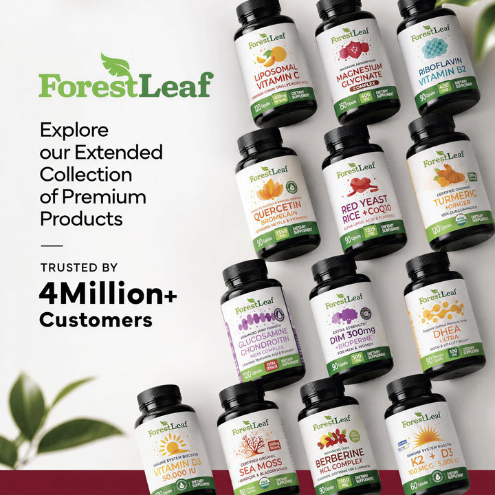 ForestLeaf Beet Root Capsules, 1000 mg, 120 Count