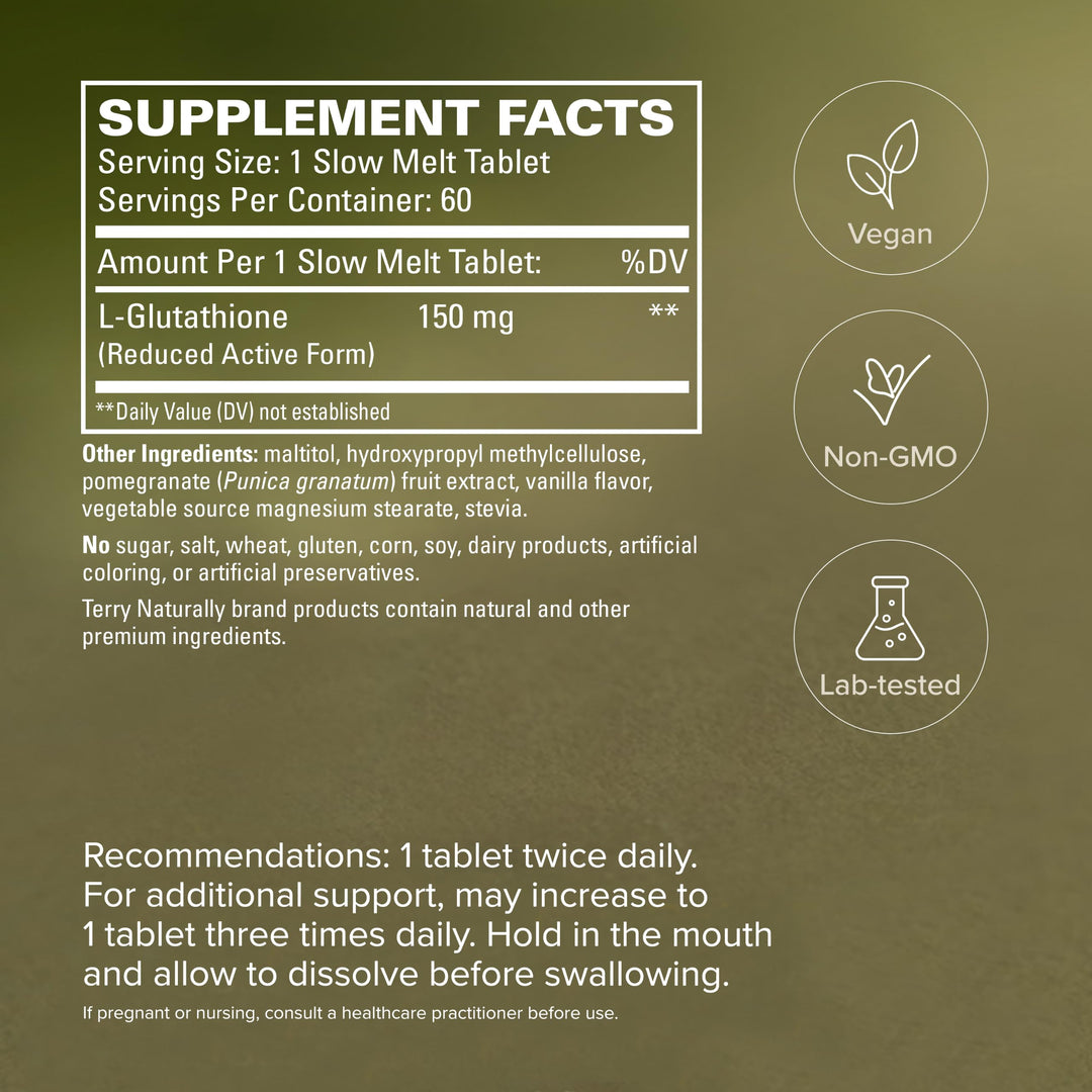 Terry Naturally Glutathione, 60 Count