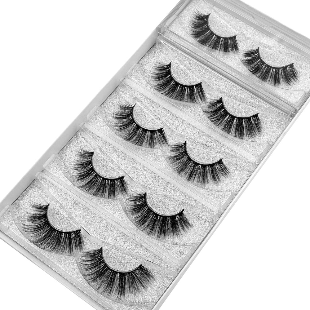 DYSILK Lashes False Eyelashes, 007, 18mm, 5 Count