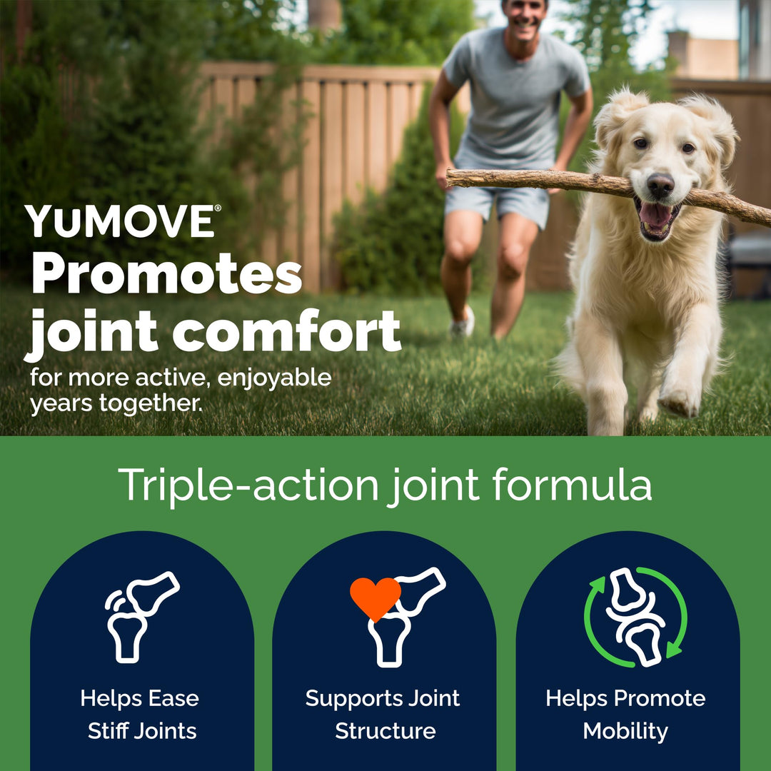 Signature YuMOVE Adult Dog Essential Hip and Joint Supplement, 120 Count