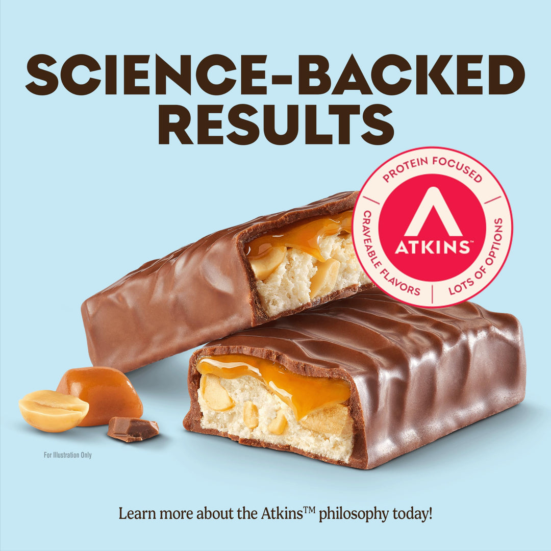 Atkins Endulge Caramel Nut Chew Bar, 10 Count
