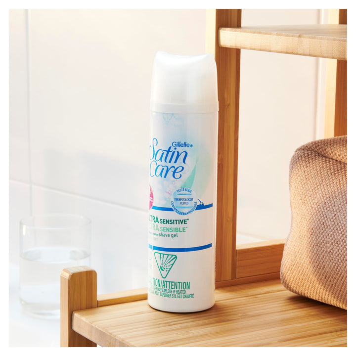 Gillette Venus Shave Gel, Fragrance Free, 7 oz, Pack of 2