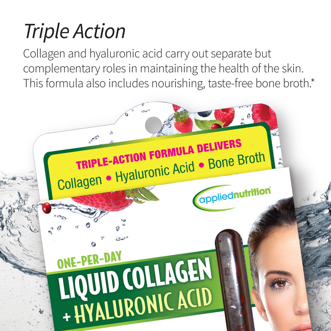Applied Nutrition Liquid Collagen + Hyaluronic Acid Beauty Drink