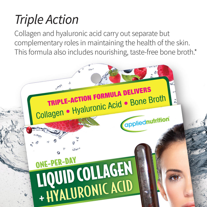 Applied Nutrition Liquid Collagen + Hyaluronic Acid Beauty Drink