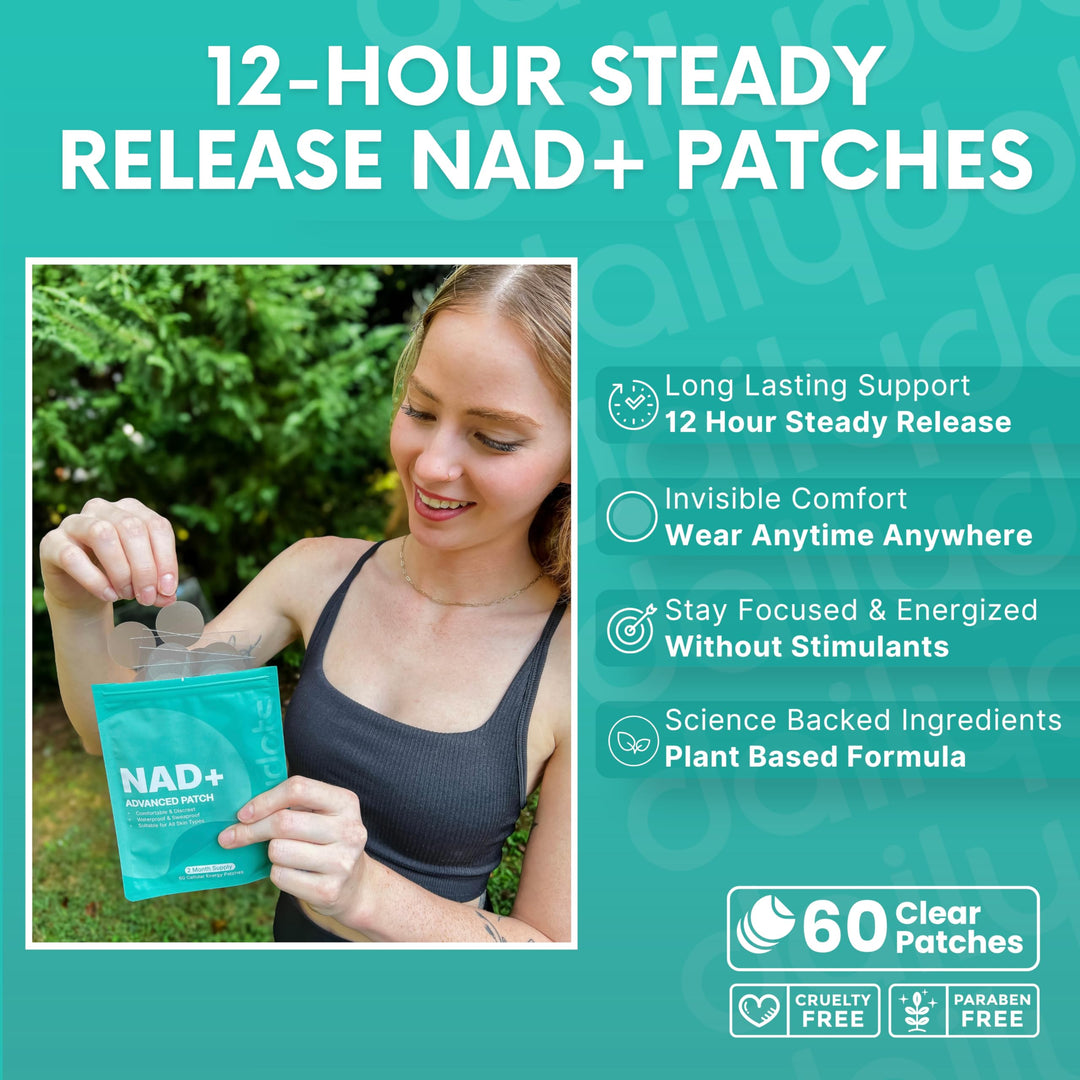 Daily Dots NAD+ Patch, 60 Count