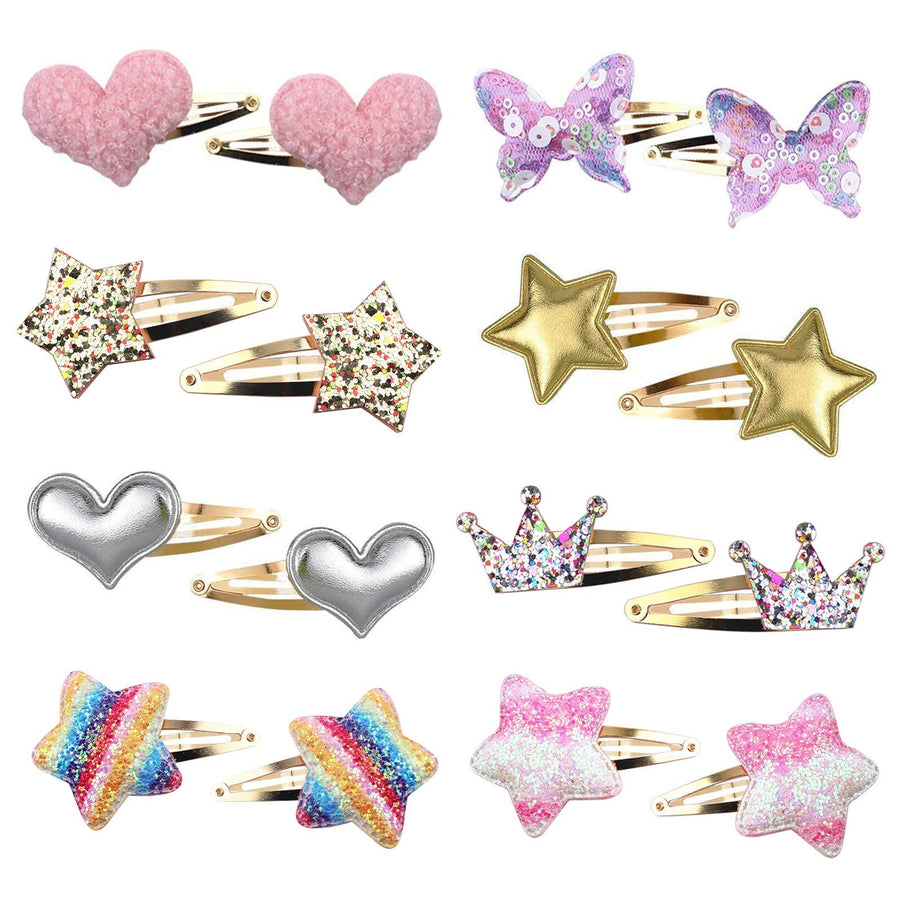 Gingbiss Hair Clips, 16 Count