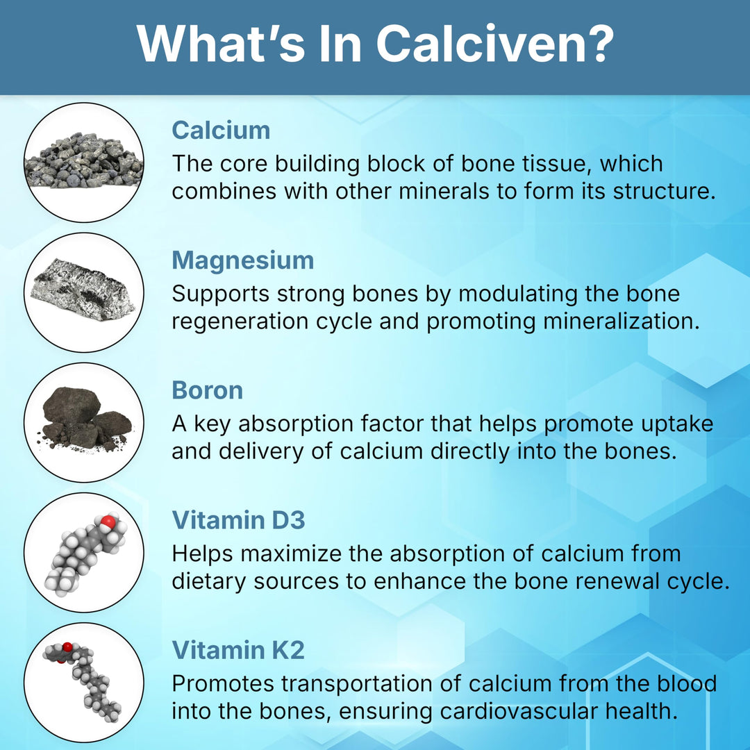 Calciven Bone Support Supplement, Vegetarian