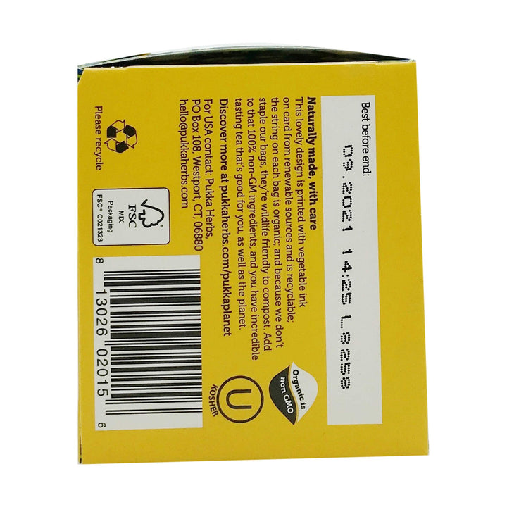 Pukka Calming Chamomile Organic Herbal Tea, Vanilla & Manuka Honey, 20 Count