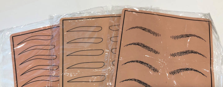 Alluring Microblading Practice Fake Skin, 3 Count
