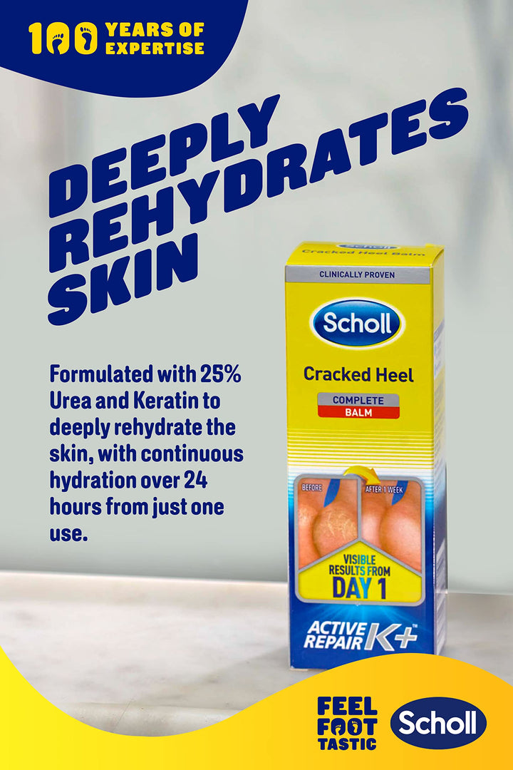 Dr. Scholl's Cracked Heel Repair Cream K+, 60 ml