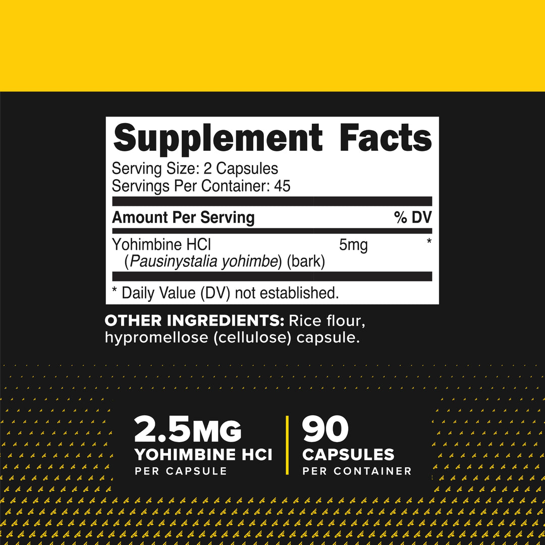 Primaforce Yohimbine HCl, 2.5 mg, 90 Count