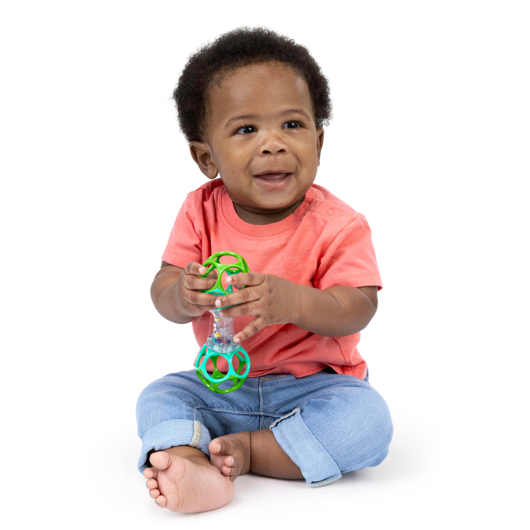 Bright Starts Oball Shaker Rattle Toy, Newborn