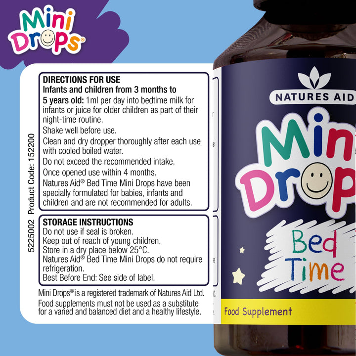 Natures Aid Mini Drops Bed Time, 50 ml
