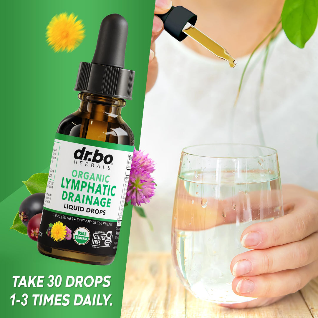 DR. BO Lymphatic Drainage Drops, 1 oz